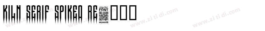 Kiln Serif Spiked Re字体转换